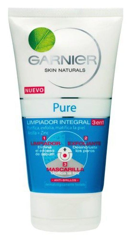Garnier Skin Pure Gel 3 En 1 Limpiador