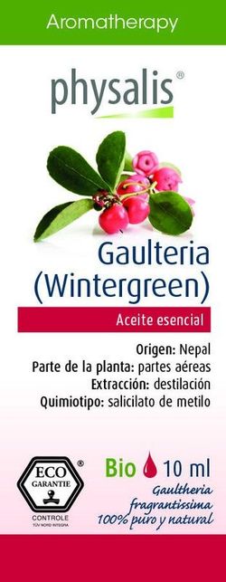 Gaulteria Wintergreen 10 Ml