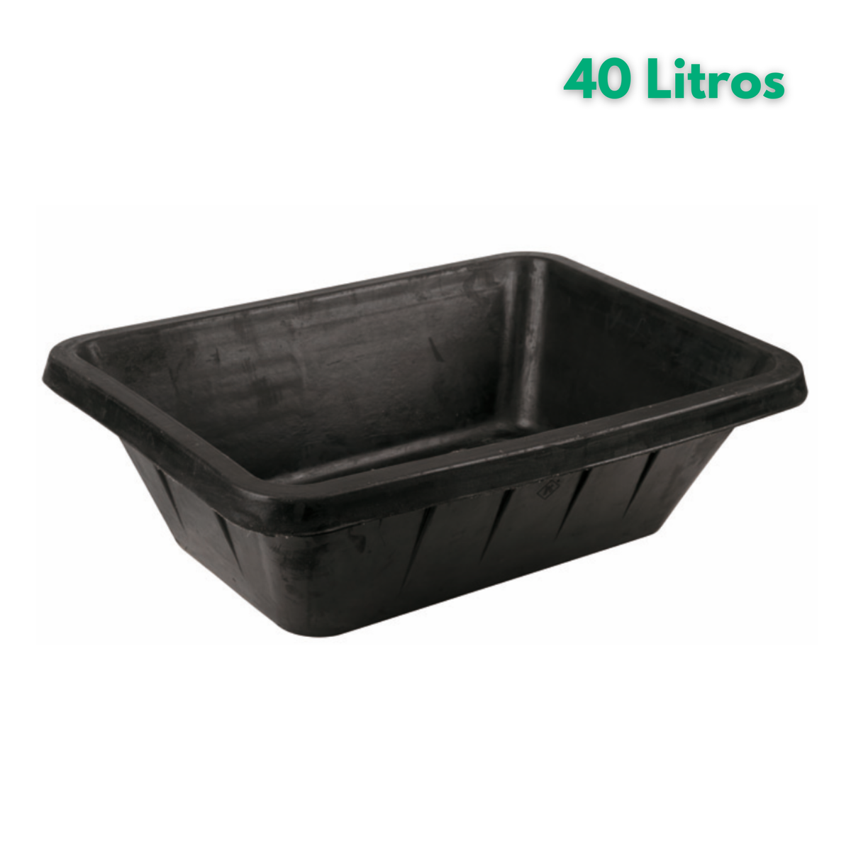 Gavetas sin asas para construcción de 40 litros