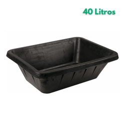 Gavetas sin asas para construcción de 40 litros