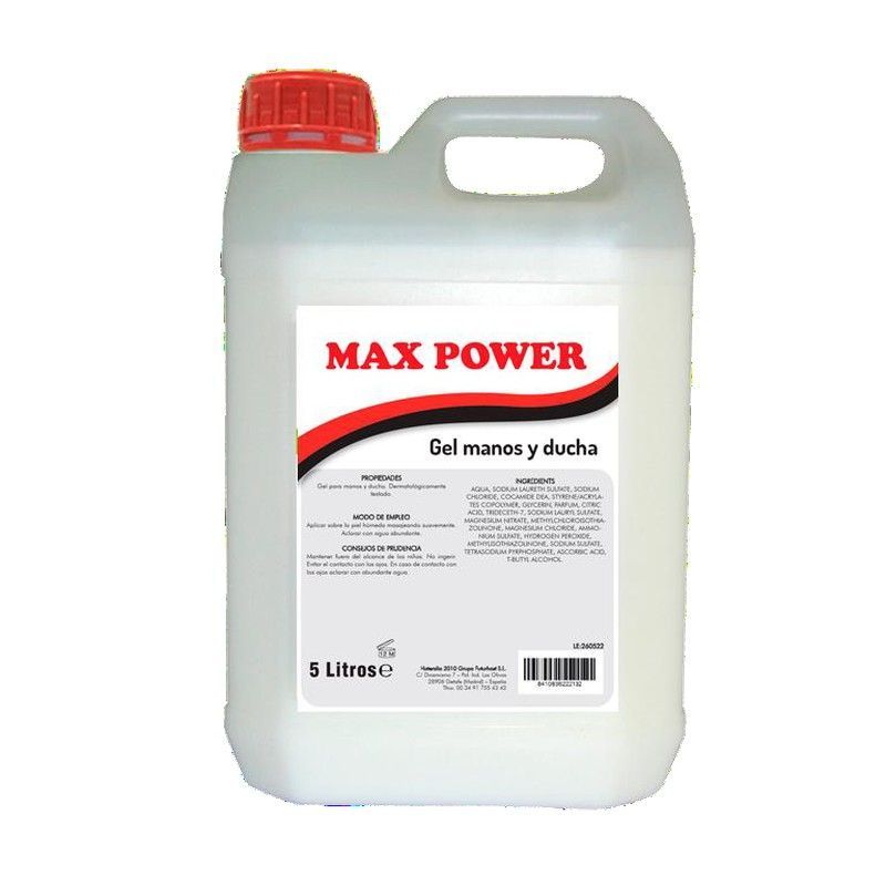 Gel de manos, 5 litros