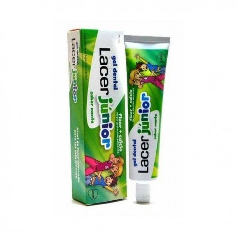 Gel Dental Lacer Junior Sabor Menta 75 ml