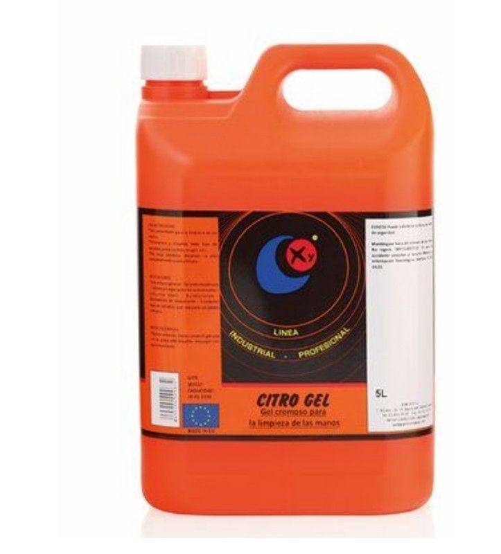Gel Desengrasante Para Manos Muy Sucias Con abrasivo Natural, Referencia Citro Gel