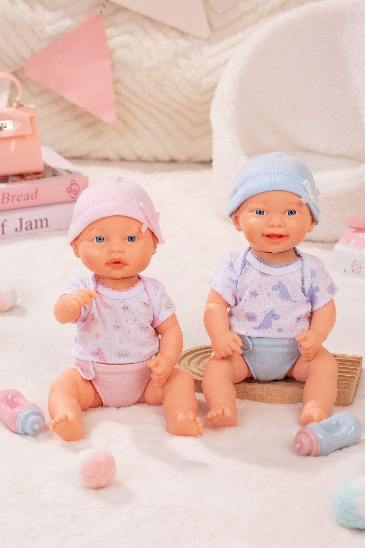 GEMELOS 32 CM C/ACCESORIOS