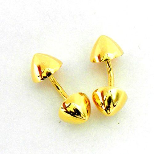 Gemelos Oro 18kts Conos Rigidos GA1/30093