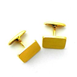 Gemelos Oro 18kts Rectangular 15x12mm GA1/30014