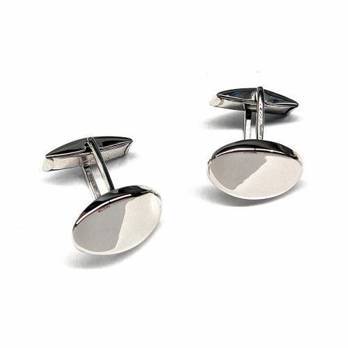 Gemelos Plata Ovalado GP202/22