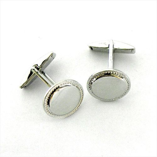 Gemelos Plata Redondo Liso GP202/23