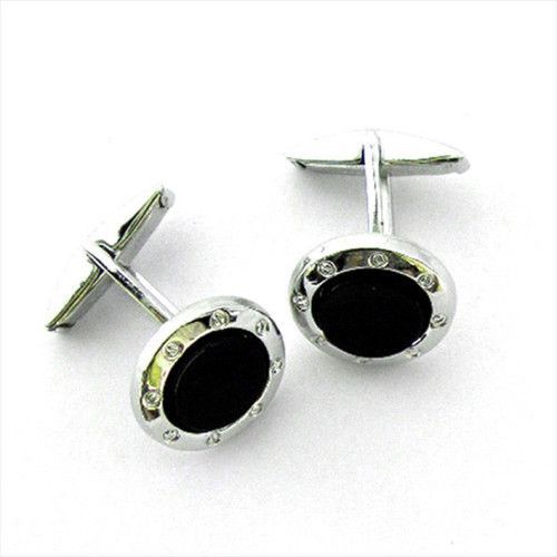 Gemelos Plata Redondo Onix GP202/40