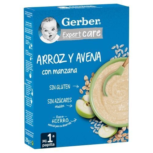 Gerber Arroz y Avena con manzana 250g