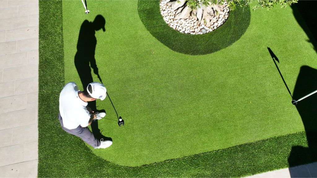 Gespa artificial Hoyo 9 de Albergrass