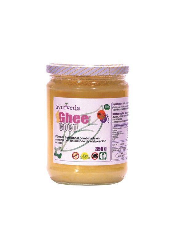 Ghee Con Aceite De Coco Ecologico 350 Gramos