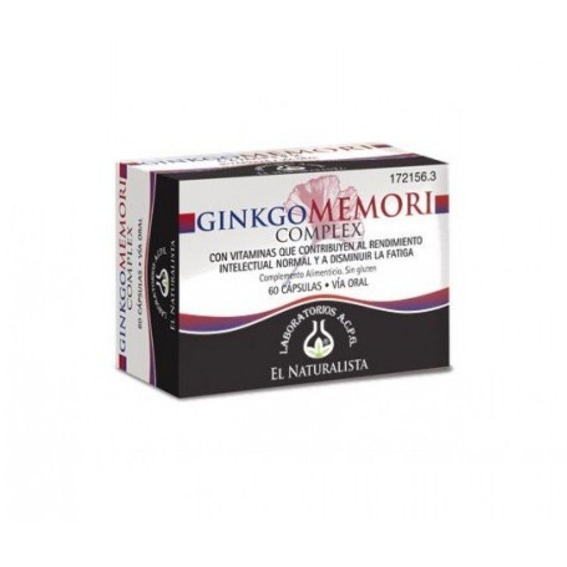 Ginkgo Memori Complex 60 cápsulas Naturalista