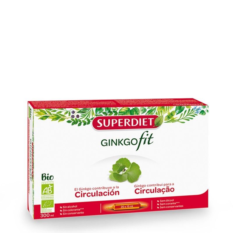 Ginkgofit Ginkgo Biloba Bio 20 Amp