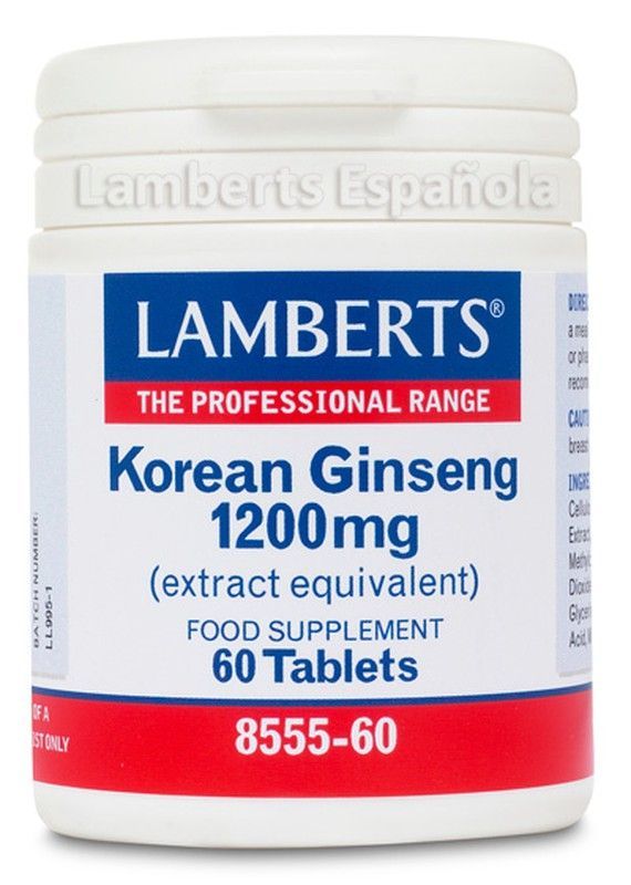 Ginseng Coreano 1200 Mg 60 Tabs