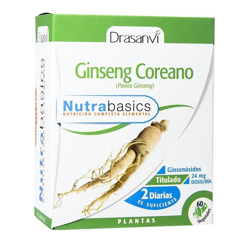 Ginseng Coreano 60 Caps Nutrabasicos