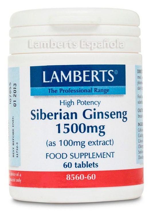 Ginseng Siberiano 1500mg 60 Caps