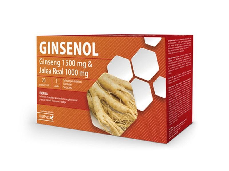 Ginsenol 20 Ampollas