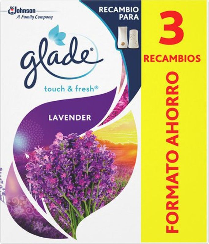 Glade Un Toque Recambio Lavanda (2+1)