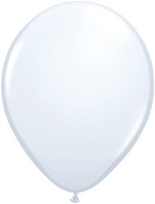 Globos unicolor bolsa 12 und. Blanco