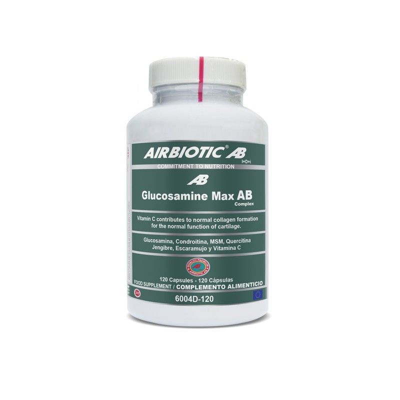 Glucobiotic Glucosamina Max AB Complex Airbiotic  120 Cápsulas