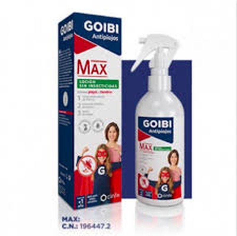 Goibi Max antipiojos 200 ml.Pulverizador. A partir de 1 año. Con Regalo lendrera y gorro