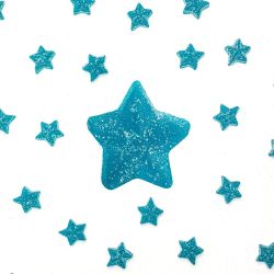 Golosinas sin azúcar Minimelis Estrellas Azules rebozadas