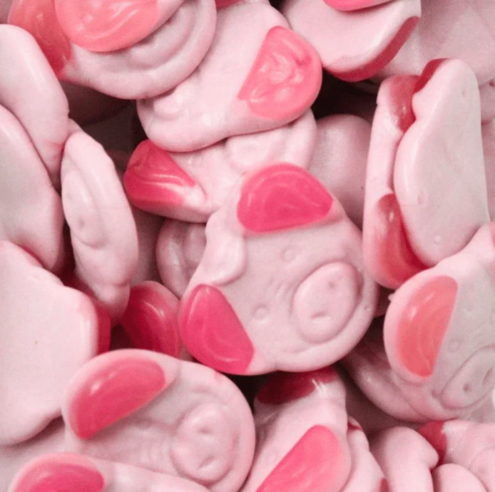 Golosinas veganas Biggetjes veganos (500 gramos) de Katja. Cerditos veganos