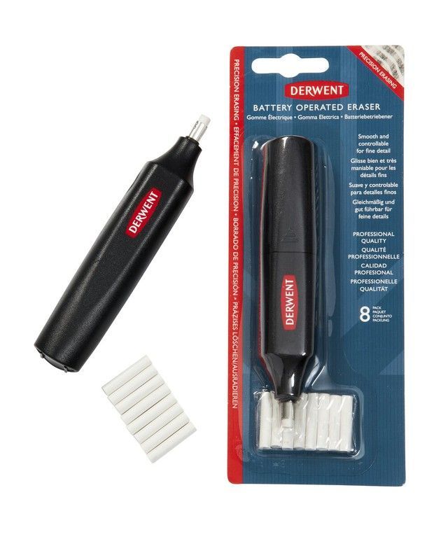 Goma de borrar a pilas Derwent