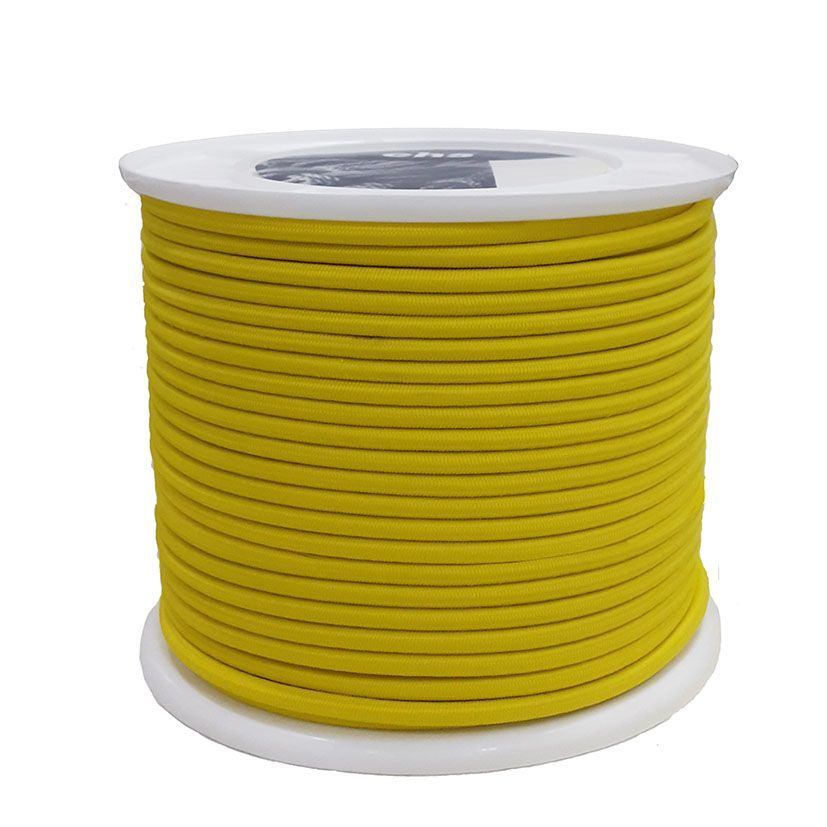 Goma Elas. Poliester 10mm 100m Amar. Ehs