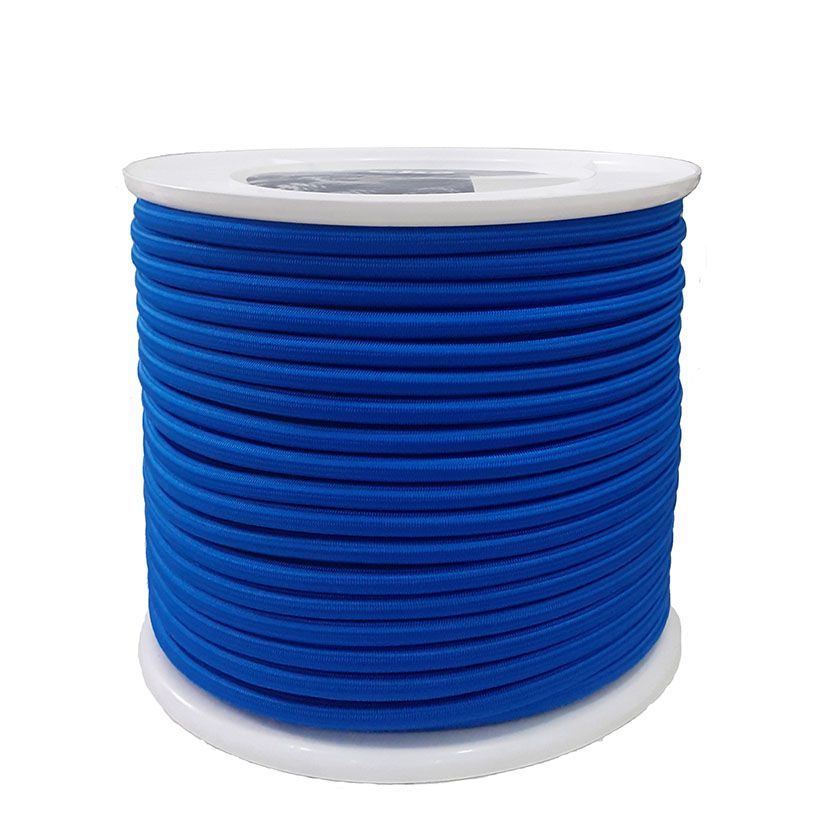 Goma Elast. Poliester 10mm 100m Azul Ehs