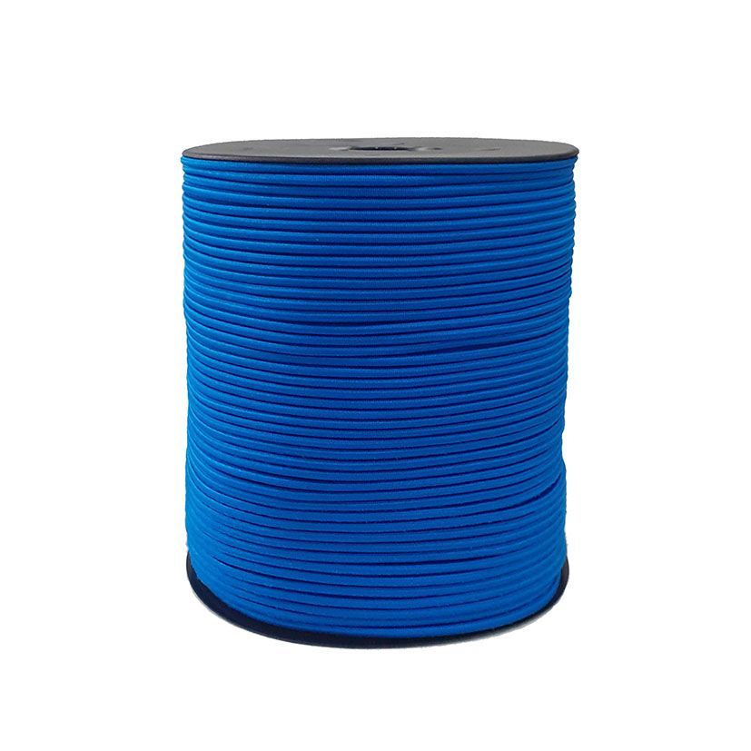 Goma Elast. Poliester 4mm 200m Azul Ehs