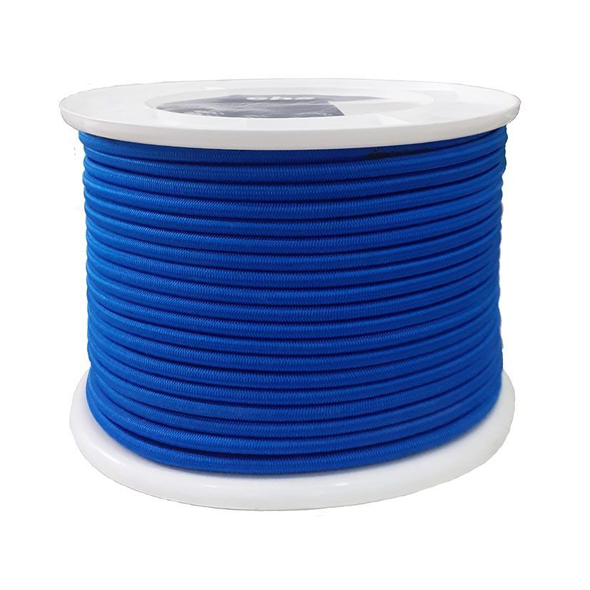 Goma Elast. Poliester 8mm 100m Azul Ehs