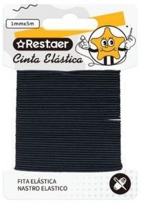Goma elástica 1 mm x 5 m negro