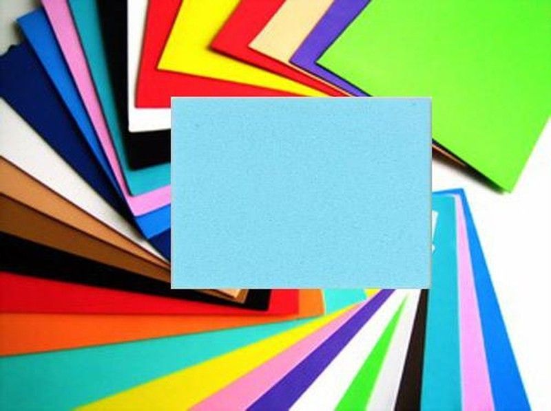 Goma Eva 40 x 60 cm. Azul Claro