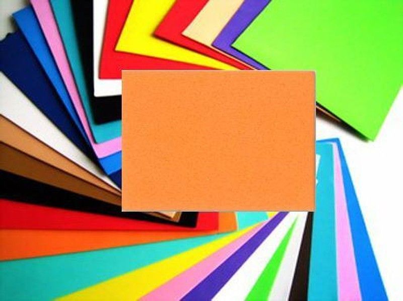 Goma Eva 40 x 60 cm. Naranja