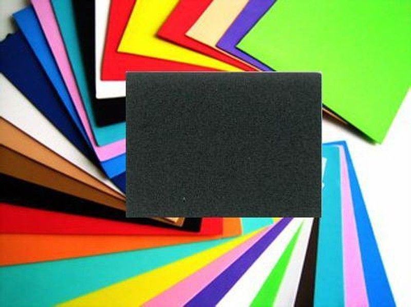 Goma Eva 40 x 60 cm. Negro