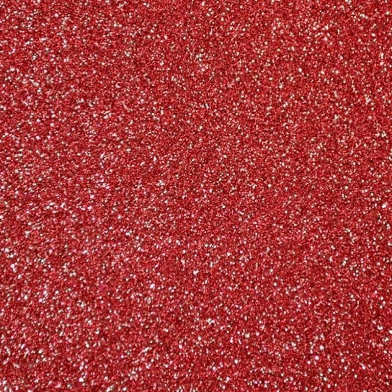 Goma Eva purpurina 400 mm x 600 mm rojo