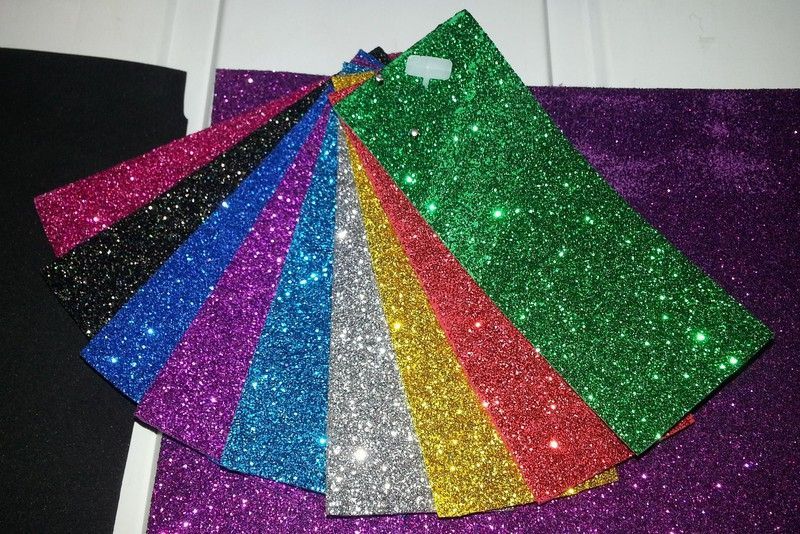 Goma Eva purpurina por metros