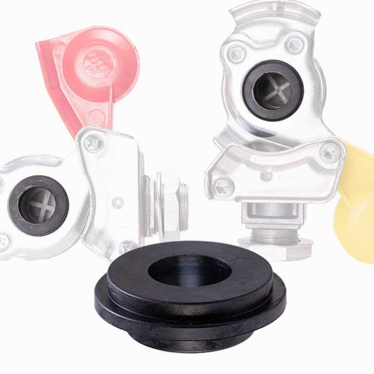 Goma reparación cabeza acoplamiento freno con filtro y sin válvula