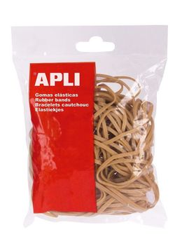 Gomas elásticas 200 x 3 mm en bolsa 100 g