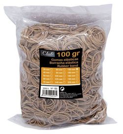 Gomas elásticas. Varios tamańos y presentaciones