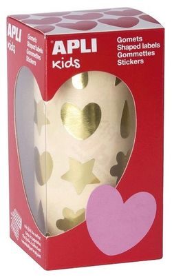 Gomets rollo formas surtidas oro