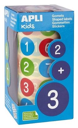 Gomets rollo números Ø 20 mm