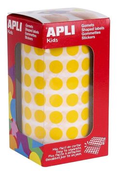 Gomets rollo redondos Ø 10,5 mm amarillo