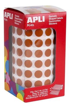 Gomets rollo redondos Ø 10,5 mm marrón