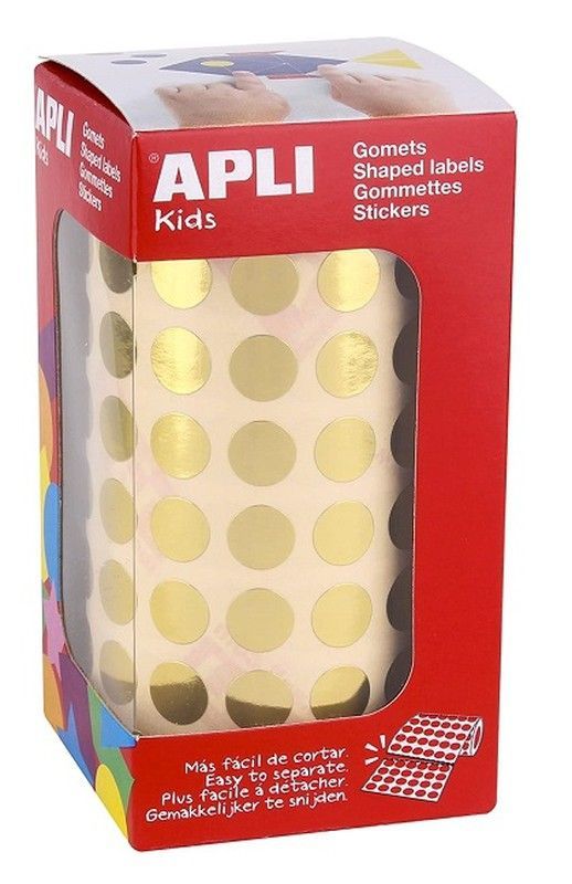 Gomets rollo redondos Ø 10,5 mm oro