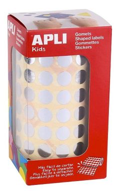 Gomets rollo redondos Ø 10,5 mm plata