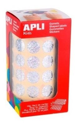 Gomets rollo redondos Ø 15 mm holográfico