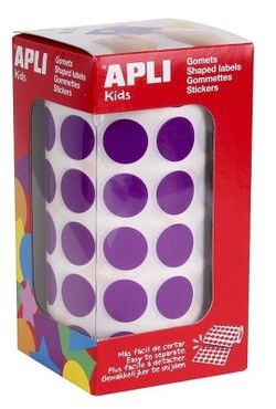 Gomets rollo redondos Ø 15 mm lila